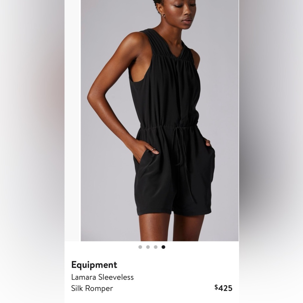 NWT Equipment Lamara Romper